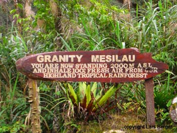 Eingang des Mesilau Resorts
