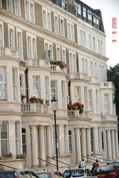 Straße unseres Hotels - Londoner Stadtvillen Straße unseres Hotels - Londoner Stadtvillen