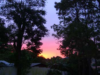 letzter Sonnenuntergang in Atenas